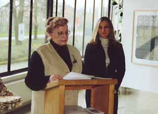 THE OPENING OF THE EXHIBITION
photo: JEAN-PIERRE VINGERHOED