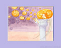 ANIOY XXX ,  AKWARELA 15x20cm, 2005
 wasno prywatna